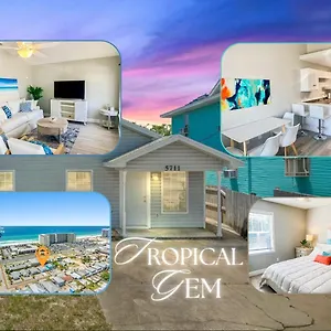 Holiday home Tropical Gem/5 Min Walk, Panama City Beach